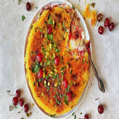 ۵ طرز تهیه ته دیگ سیب زمینی برنج و ماکارونی، ته دیگ ماستی، کاهو، طرح‌دار و …